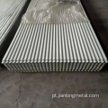 Folha de metal galvanizada de 0,13 mm Folha de aço corrugado